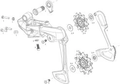 SRAM XX1 / X01 Eagle 1x12 Rear Derailleur Spare Parts