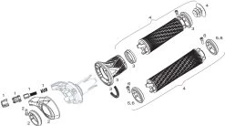 SRAM Eagle / XX1 / XX / X0 / X01 / GX / NX Grip Shift Spare Parts