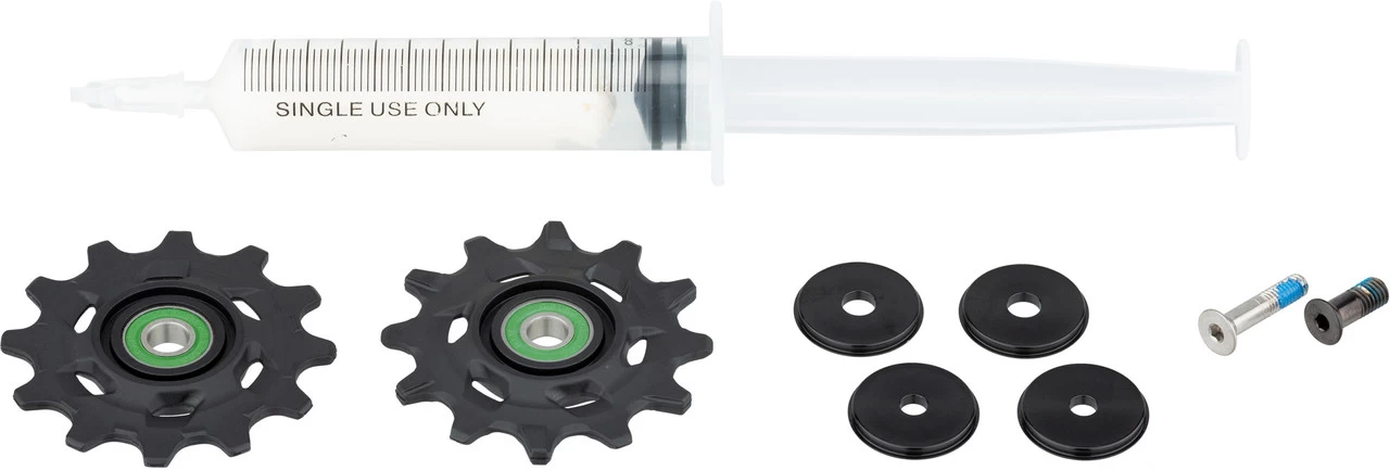 SRAM Ceramic Derailleur Pulleys For Red ETap AXS 12-speed Rear Derailleur 5 SRAM Ceramic Derailleur Pulleys For Red ETap AXS 12-speed Rear Derailleur - Image 3