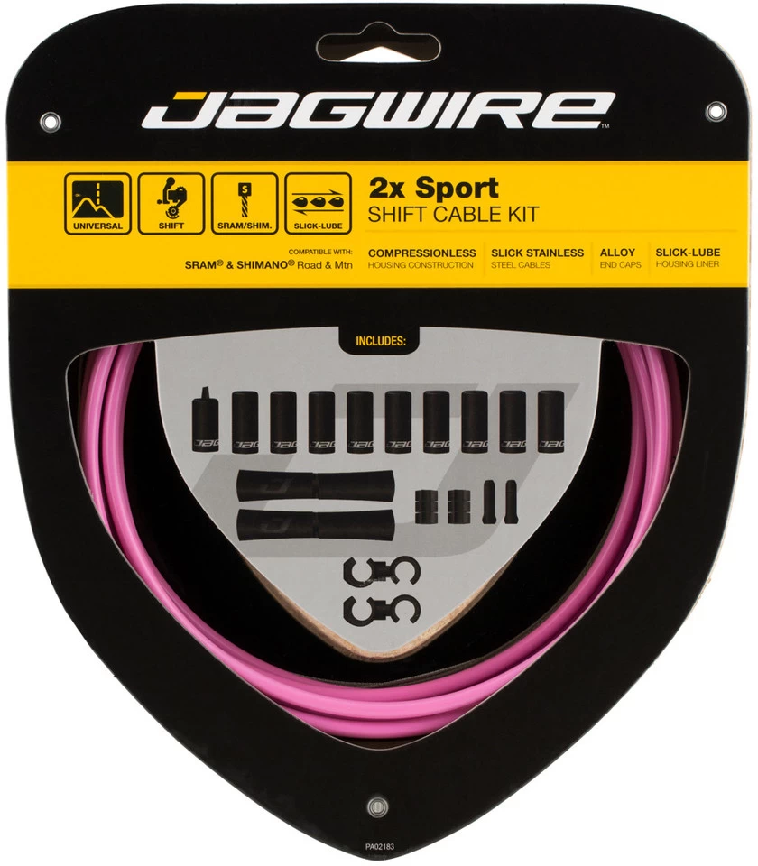 JAGWIRE 2X Sport Shifter Cable Set 3 JAGWIRE 2X Sport Shifter Cable Set