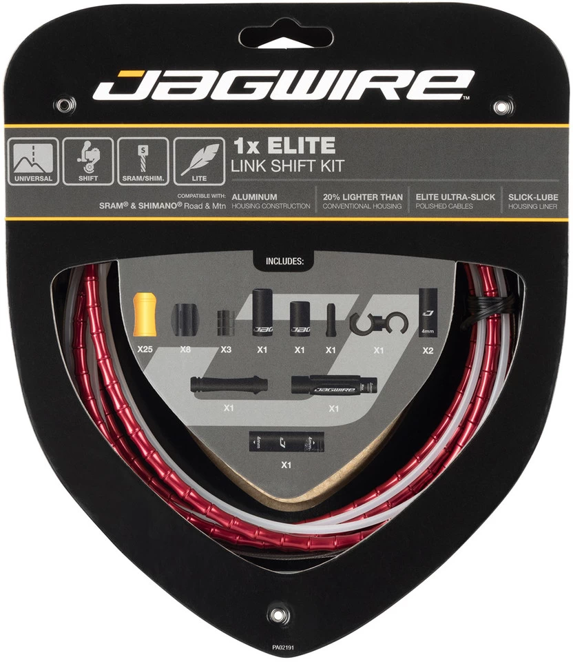 JAGWIRE 1X Elite Link Shifter Cable Set 3 JAGWIRE 1X Elite Link Shifter Cable Set