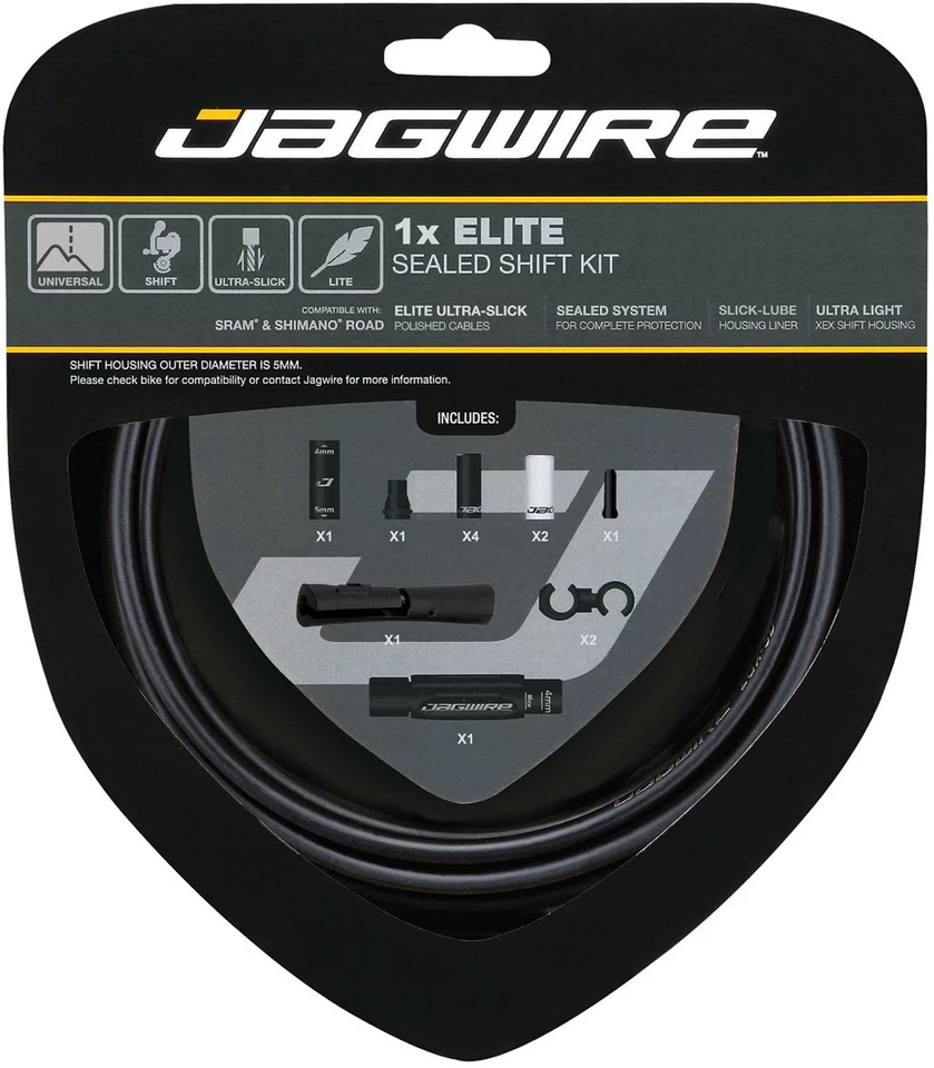 JAGWIRE 1X Elite Sealed Shifter Cable Set 3 JAGWIRE 1X Elite Sealed Shifter Cable Set
