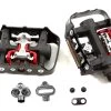 Wellgo WPD-982 Double Sided Platform / SPD Clipless Pedals / Black -Bike Sale Shop PEWEL982 P1